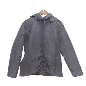 New York And Company Gray Puffer Coat Jacket Size XL
